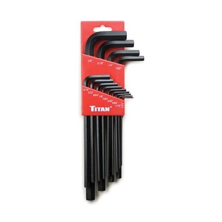 Titan HEX KEY SAE 13 PC SET LONG ARM TL12718